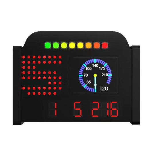 RX-02 Sim Racing Dashboard Speed Display Car Steering Wheel Display Dashboard