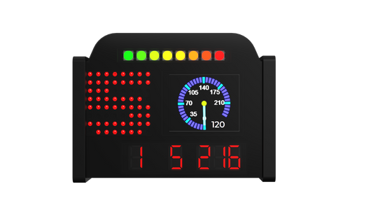 Sim Racing Dashboard Speed Display Car Steering Wheel Display Dashboard For Thrustmaster For Logitech / SIMAGIC MOZA PC