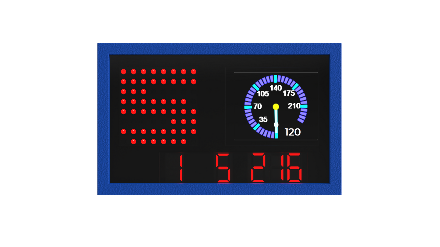 For Thrustmaster / Logitech /SIMAGIC FANATEC /MOZA Steering Wheel Simracing Car Game PC USB Meter Light Digital LED Display Mod