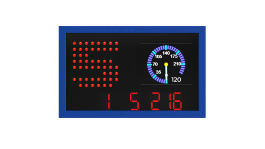 For Thrustmaster / Logitech /SIMAGIC FANATEC /MOZA Steering Wheel Simracing Car Game PC USB Meter Light Digital LED Display Mod