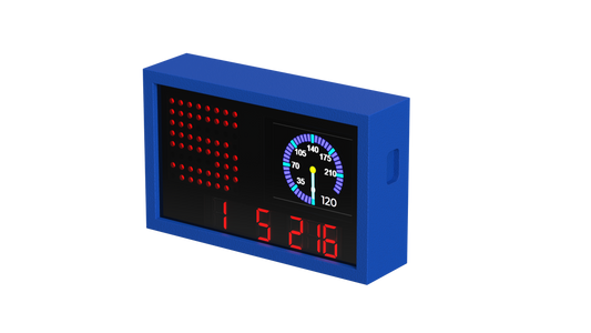 For Thrustmaster / Logitech /SIMAGIC FANATEC /MOZA Steering Wheel Simracing Car Game PC USB Meter Light Digital LED Display Mod