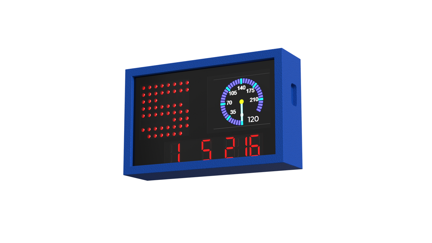 For Thrustmaster / Logitech /SIMAGIC FANATEC /MOZA Steering Wheel Simracing Car Game PC USB Meter Light Digital LED Display Mod